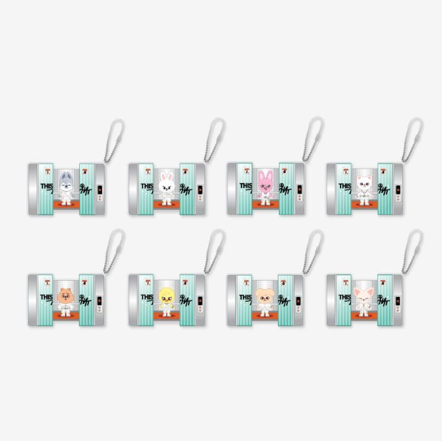 (Pre Order) Stray Kids - This & That Pop Up Official MD Week One: SKZOO CAPSULE ACRYLIC KEYRING