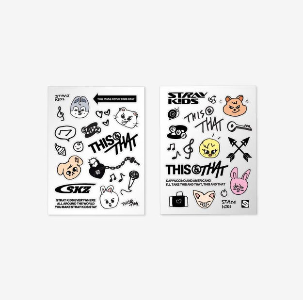 (Pre Order) Stray Kids - This & That Pop Up Official MD Week One: TATTOO STICKER