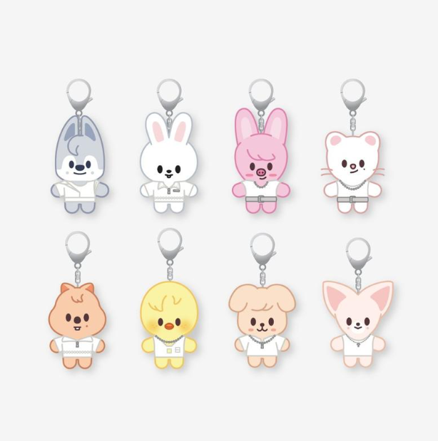 (Pre Order) Stray Kids - This & That Pop Up Official MD Week One: SKZOO COSTUME PLUSH KEYRING