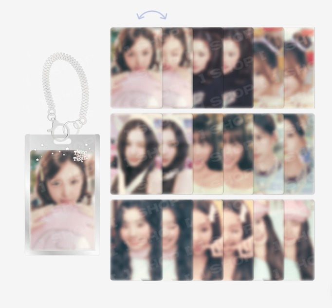 ⏳ Twice - Twice the Thrill Pop Up Official MD: SECRET LENTICULAR KEYRING