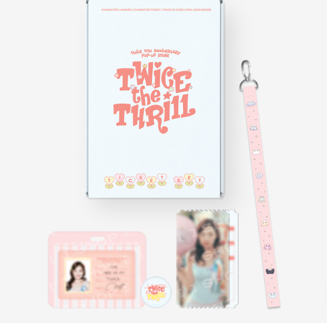 ⏳ Twice - Twice the Thrill Pop Up Official MD: TWICE LAND TICKET SET