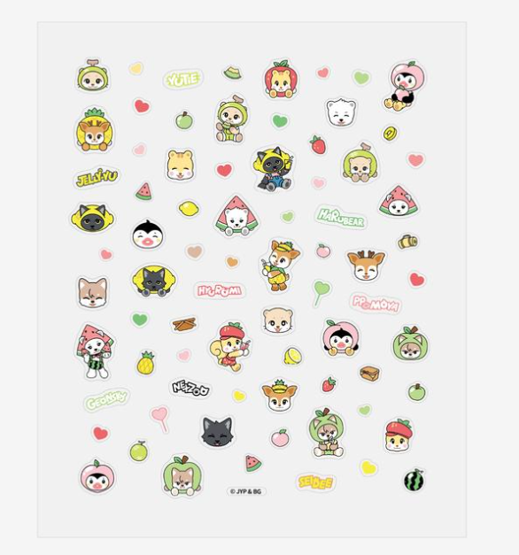 ⏳ NEXZ - Sweet Picnic with NEXZOO Official MD: NEXZOO MICRO DECO STICKER