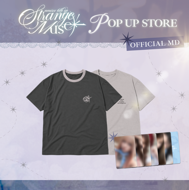 ⏳ NMIXX - Strange Muse Pop Up Official MD: SHORT-SLEEVE T-SHIRT