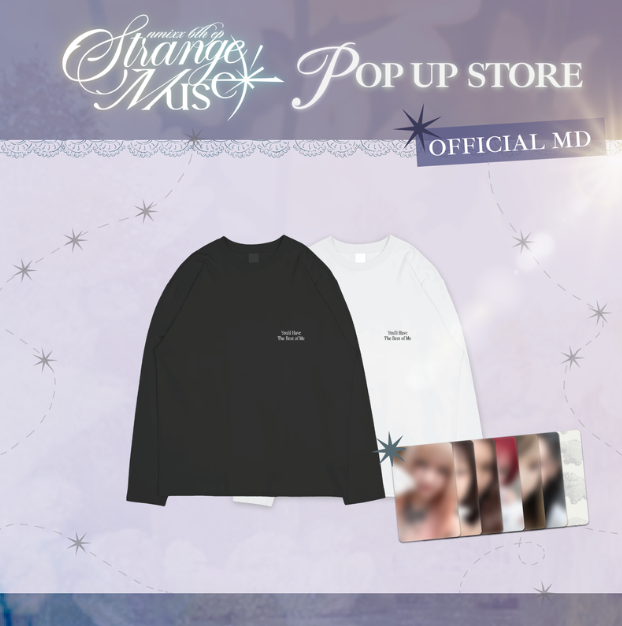 ⏳ NMIXX - Strange Muse Pop Up Official MD: LONG-SLEEVE T-SHIRT