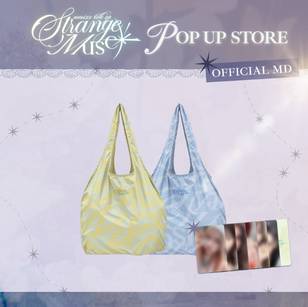 ⏳ NMIXX - Strange Muse Pop Up Official MD: PACKABLE TOTE BAG