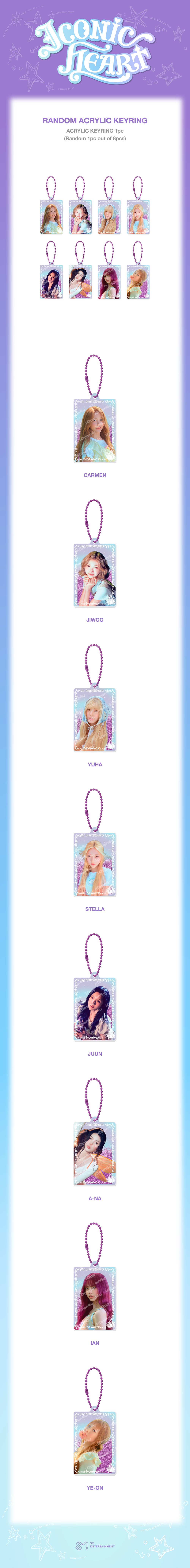 ⏳ Hearts2Hearts - Iconic Heart Official MD: RANDOM ACRYLIC KEYRING