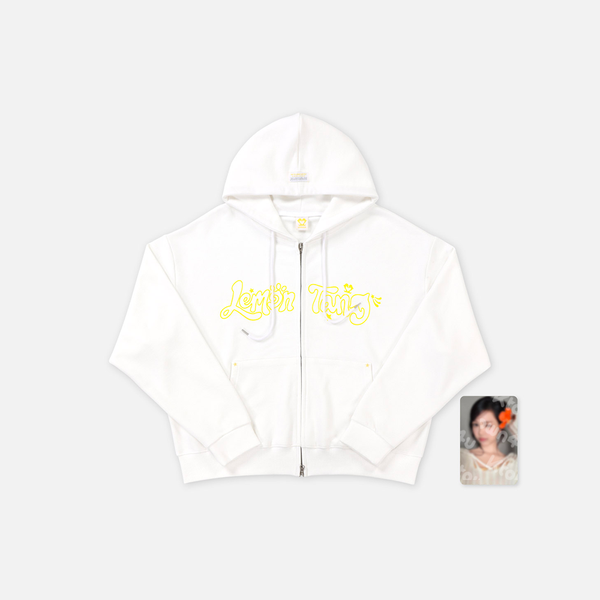 (Pre Order) Hearts2Hearts - Lemon Tang Pop Up Official MD: ZIP-UP HOODIE SET