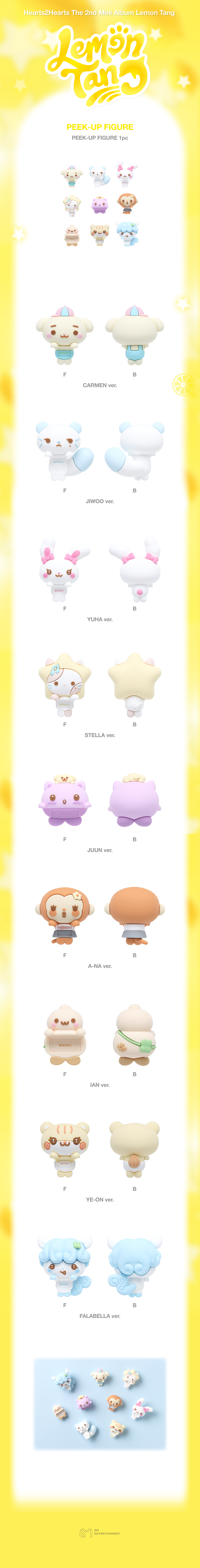(Pre Order) Hearts2Hearts - Lemon Tang Pop Up Official MD: PEEK-UP FIGURE