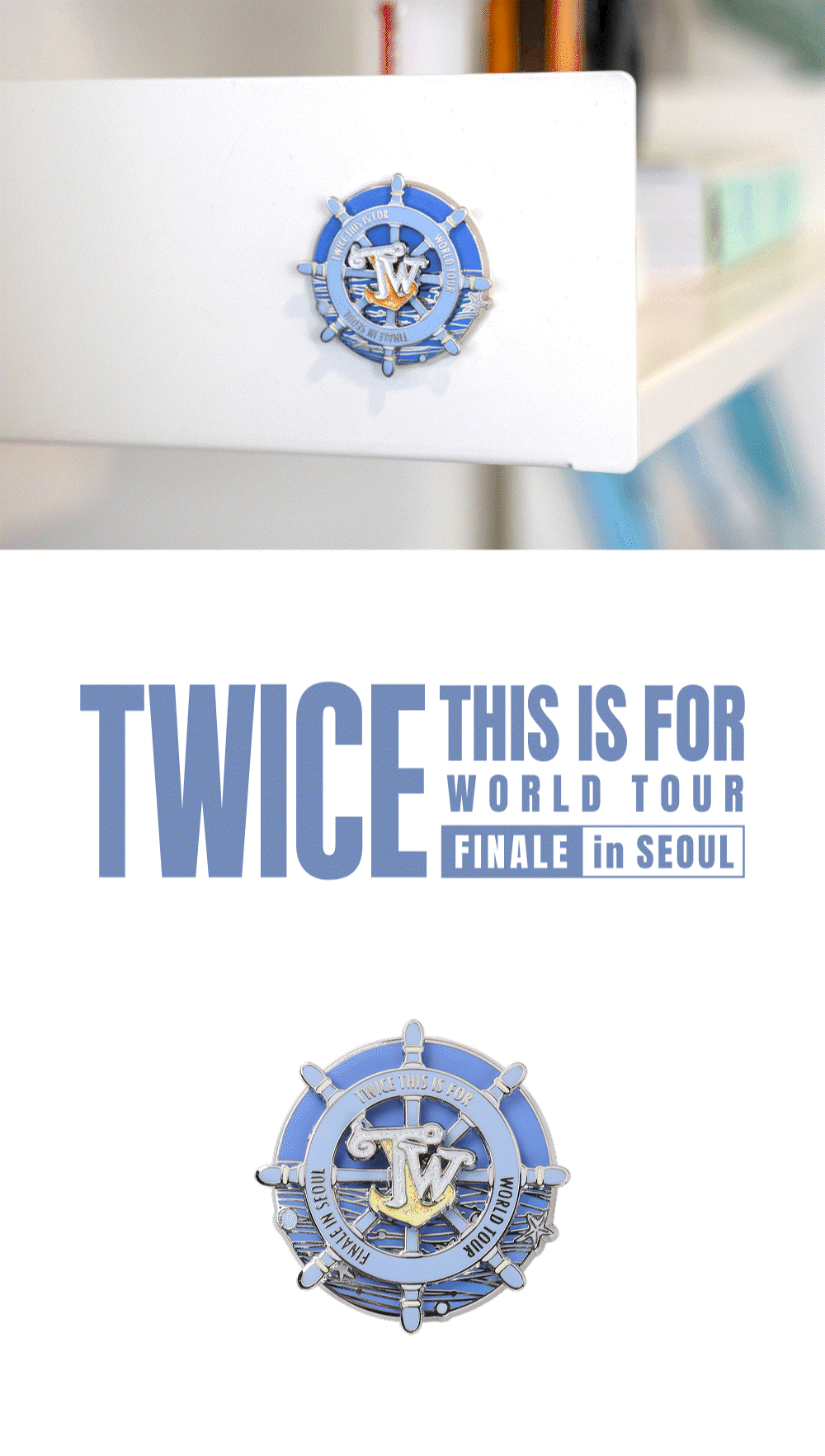 (Pre Order) Twice - 2026 This is For World Tour Finale in Seoul Official MD - SPIN MAGNET