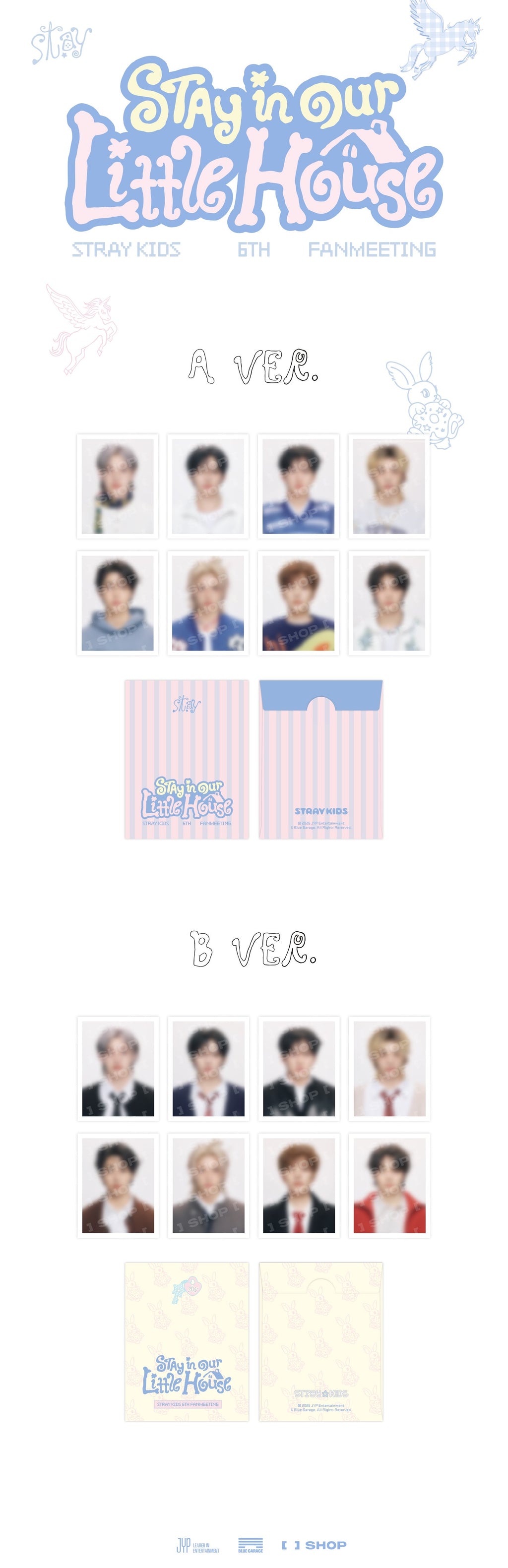 (Pre Order) Stray Kids - Stay in Our Little House Official MD - ID PHOTO SET