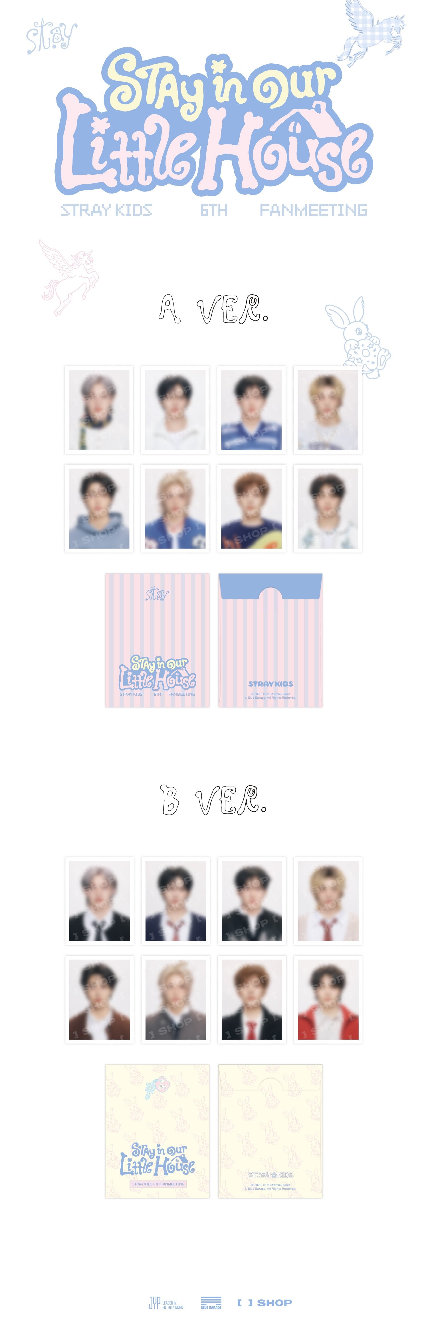 (Pre Order) Stray Kids - Stay in Our Little House Official MD - ID PHOTO SET