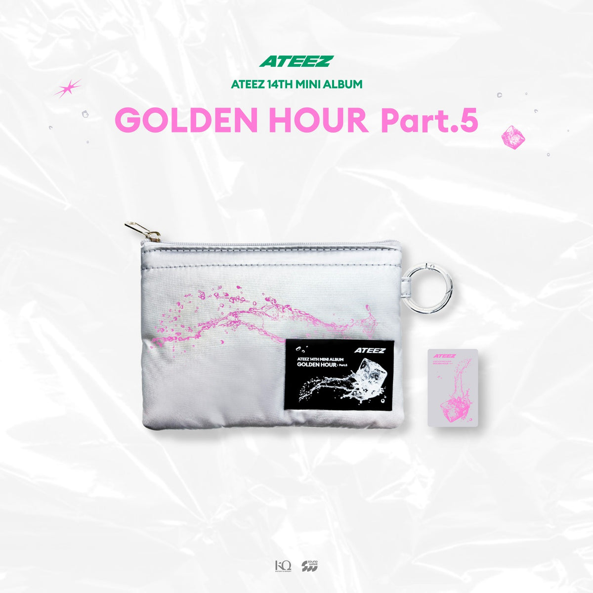 (Pre Order) ATEEZ - Golden Hour Pt.5 Pop-Up Official MD: MINI POUCH