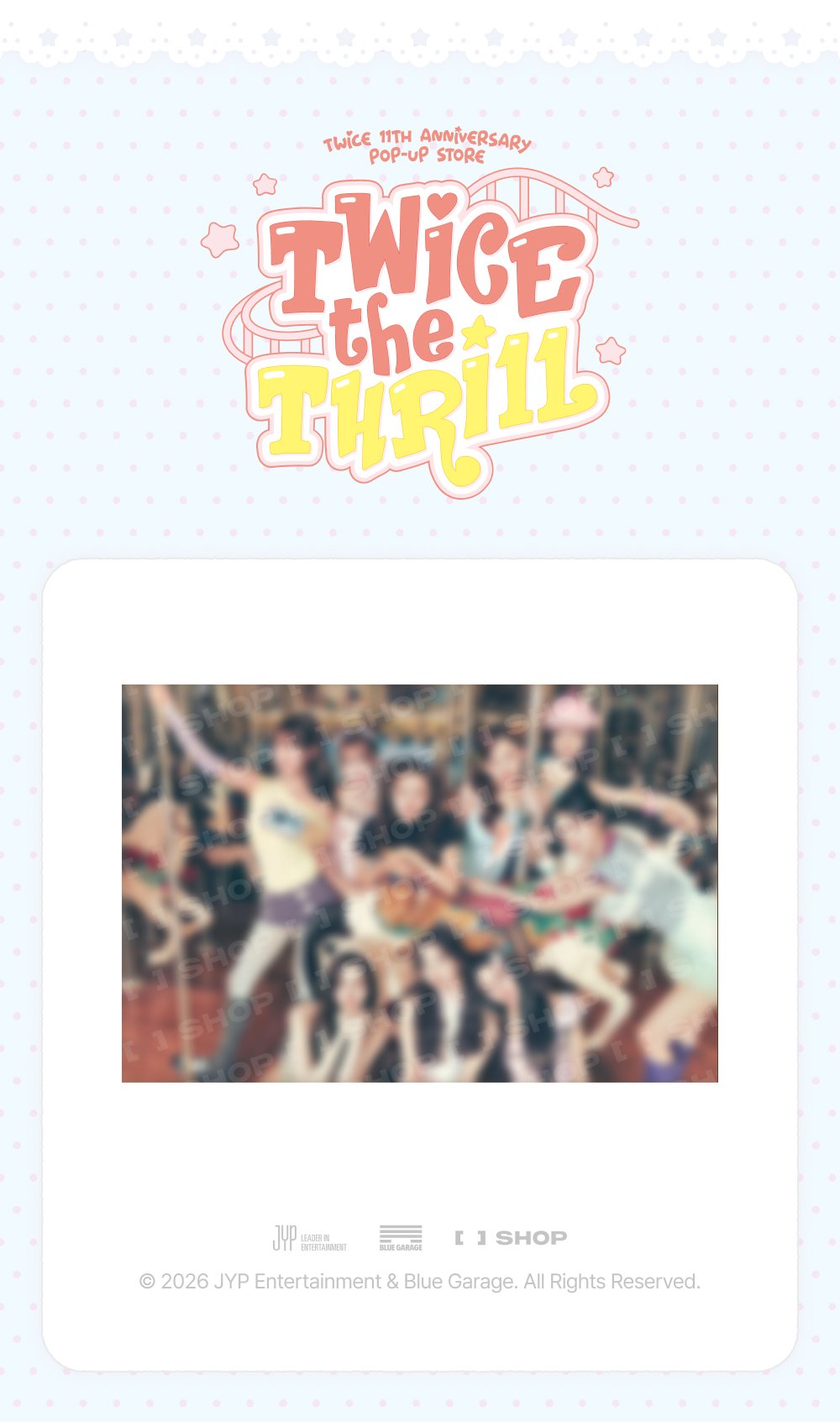⏳ Twice - Twice the Thrill Pop Up Official MD: FABRIC POSTER