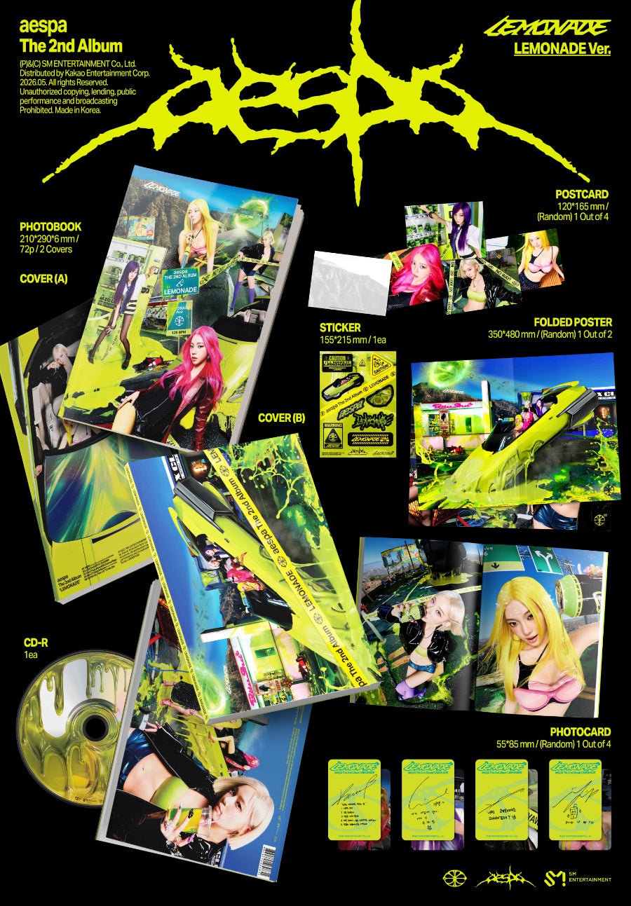 aespa - Lemonade: Lemonade Ver. - KPop Idol