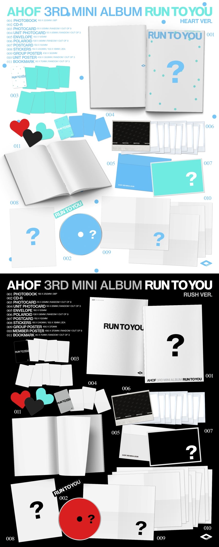 (Pre Order) AHOF - Run to You: Photobook Ver.