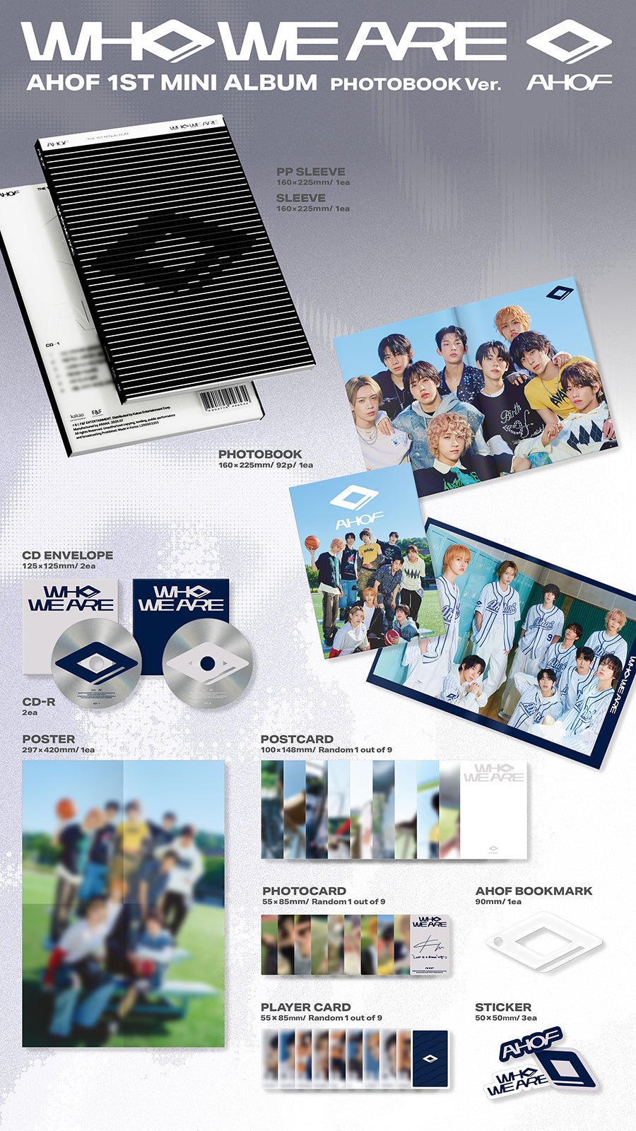 AHOF - Who We Are Photobook Ver. - KPop Idol