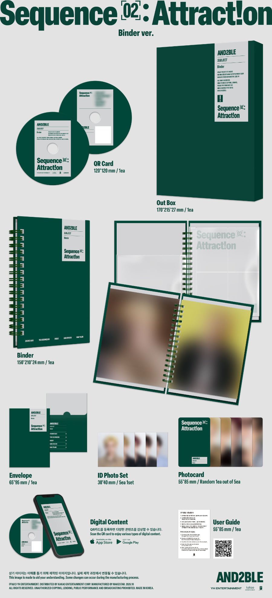 ⏳ And2ble - Sequence 02: Attraction - Binder Ver. - KPop Idol