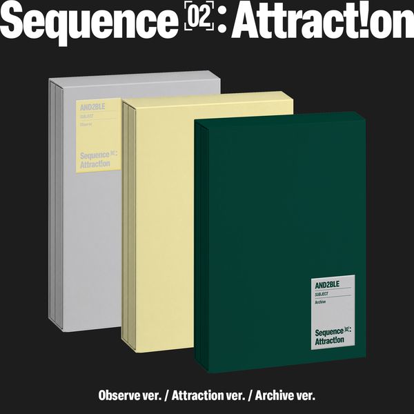 ⏳ And2ble - Sequence 02: Attraction - Photobook Ver. - KPop Idol