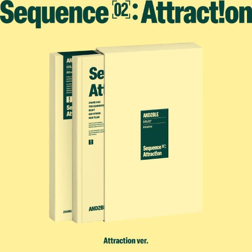 ⏳ And2ble - Sequence 02: Attraction - Photobook Ver. - KPop Idol