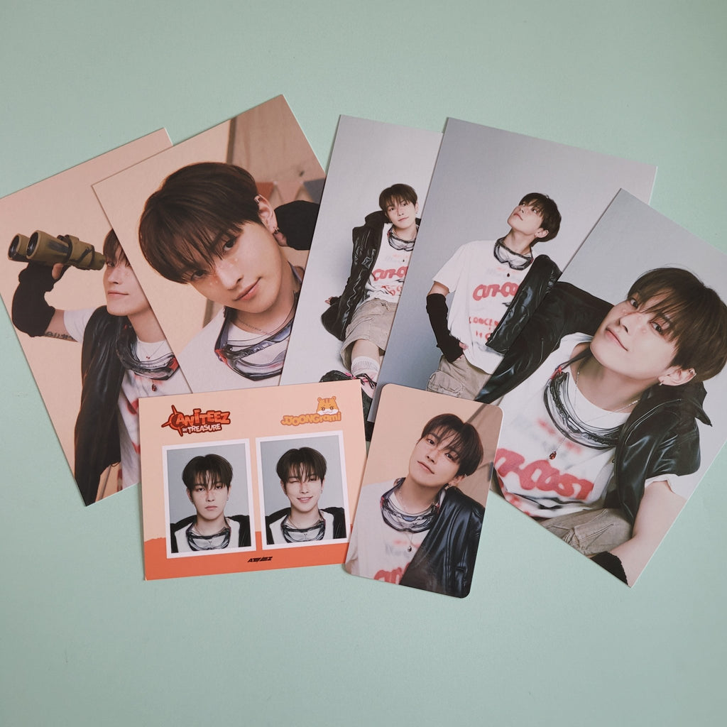 Aniteez in Treasure Official Merch - Photo Package Set Hongjoong - KPop Idol