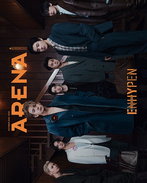 Arena Homme Korea Magazine 2025.10 - Cover: Enhypen (version choice) - KPop Idol