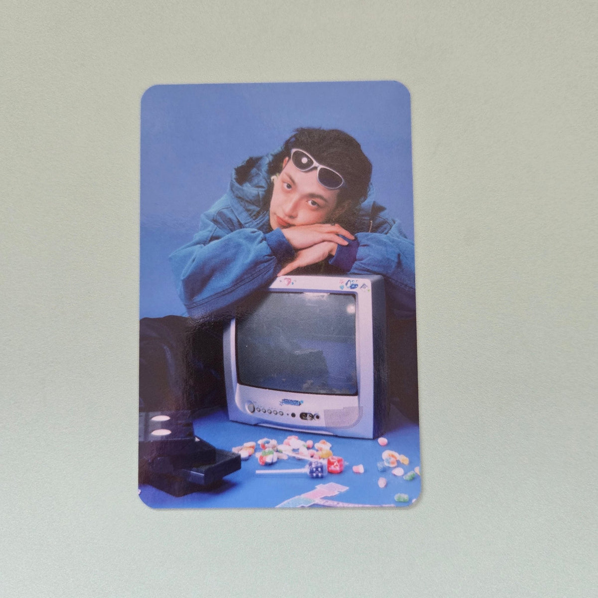 ATEEZ - Aniteez In Color Official MD Random Trading Card - Hongjoong - KPop Idol