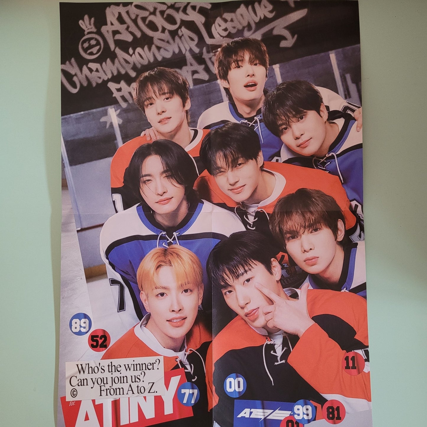 Ateez Fan Club Kit - Unit Poster - KPop Idol