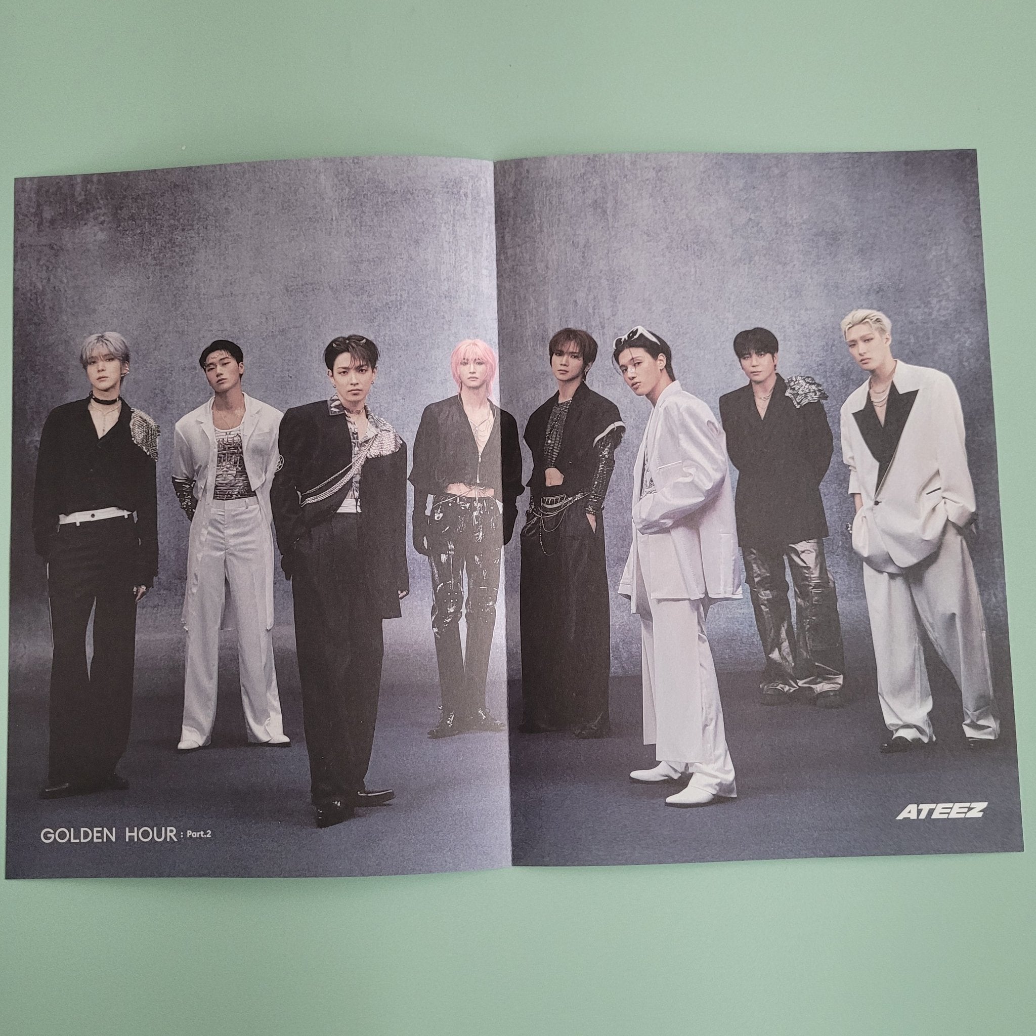 Ateez Golden Hour Part 2 Poster - Diary Version - KPop Idol Ateez Golden Hour Part 2 Poster - Diary Version - KPop Idol