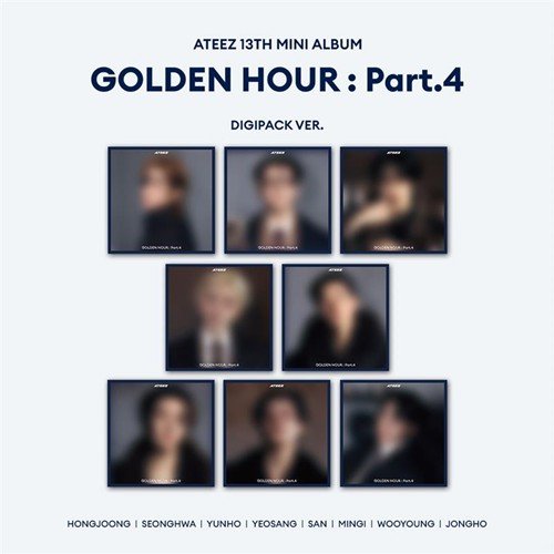 Ateez - Golden Hour Part.4: Digipack Random Cover / Soundwave POB - KPop Idol
