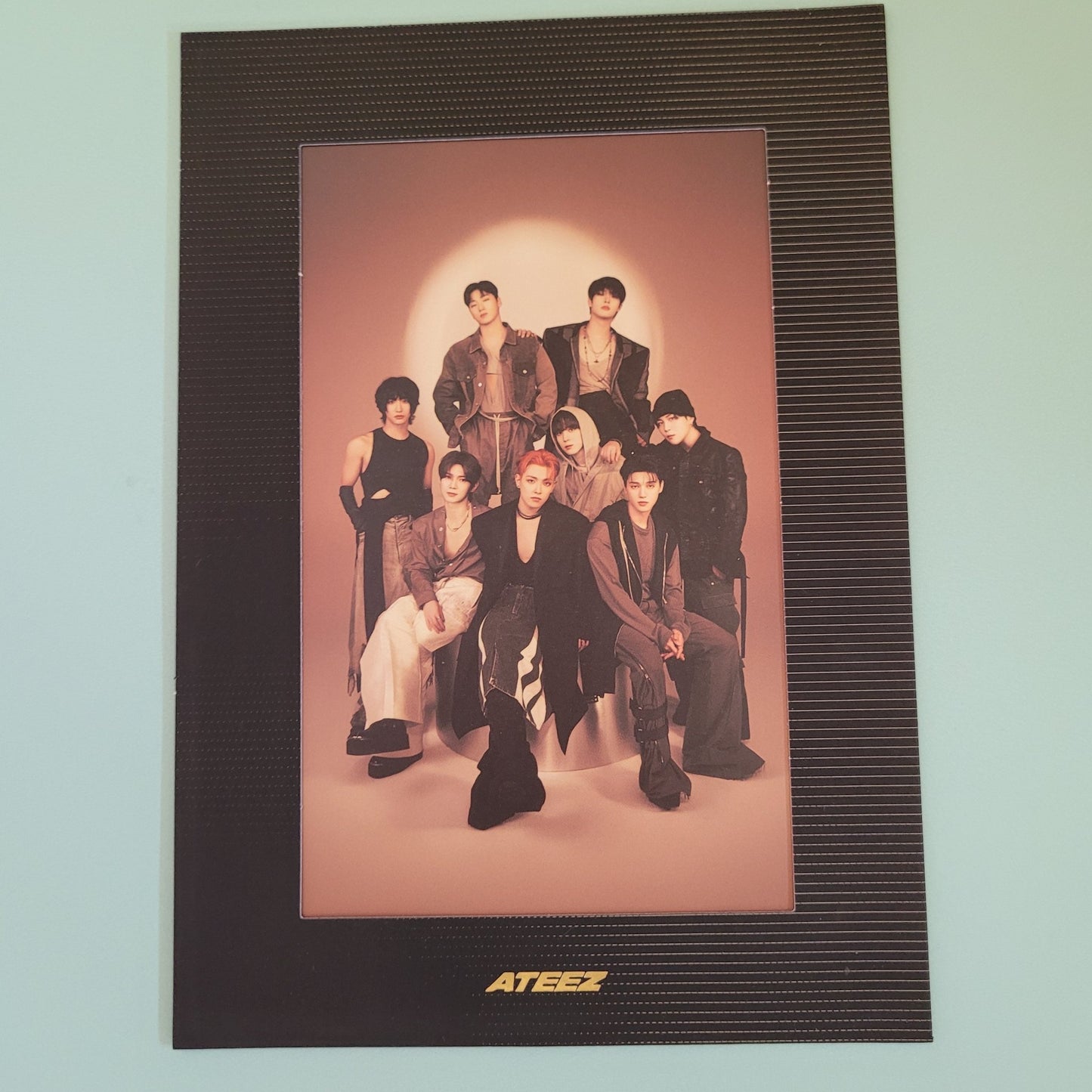 Ateez Golden Hour Photo in Frame - KPop Idol