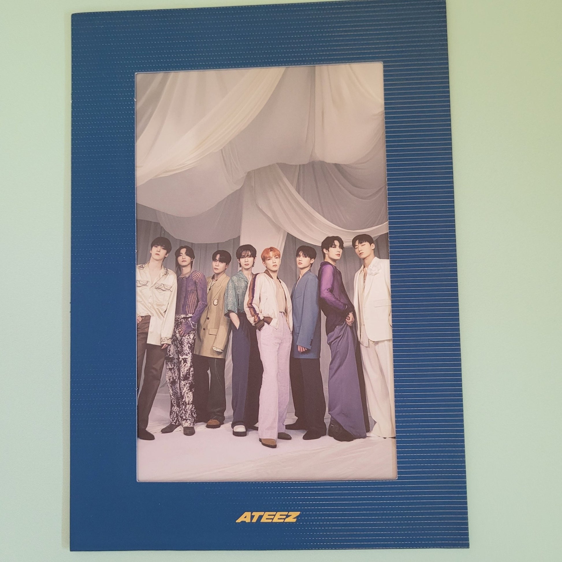 Ateez Golden Hour Photo in Frame - KPop Idol