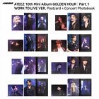 Ateez Golden Hour Pt.1 Work to Live Postcard and Mini Photobook (member choice) - KPop Idol