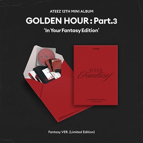 Ateez - Golden Hour Pt.3 'In Your Fantasy Edition' Limited Album - KPop Idol