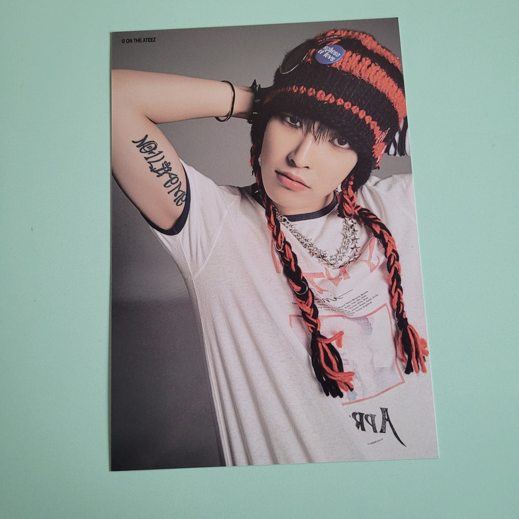 Ateez Seasons Greetings 2025 Glossy Double Sided Mini Poster (member choice) - KPop Idol