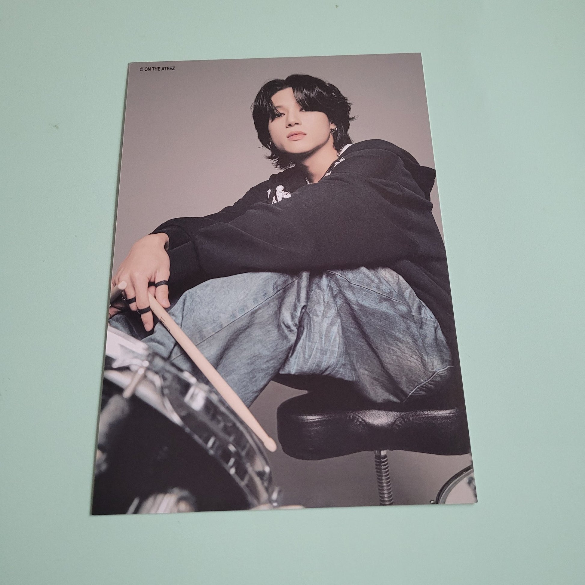 Ateez Seasons Greetings 2025 Glossy Double Sided Mini Poster (member choice) - KPop Idol