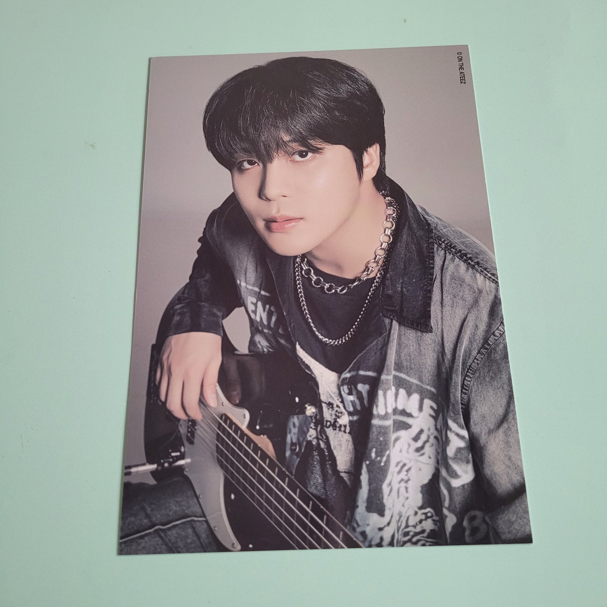 Ateez Seasons Greetings 2025 Glossy Double Sided Mini Poster (member choice) - KPop Idol
