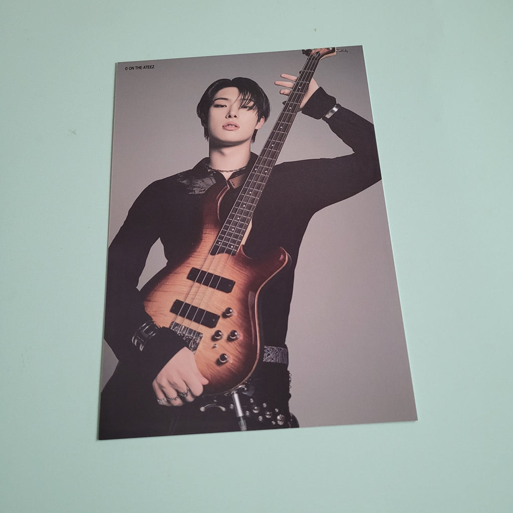 Ateez Seasons Greetings 2025 Glossy Double Sided Mini Poster (member choice) - KPop Idol