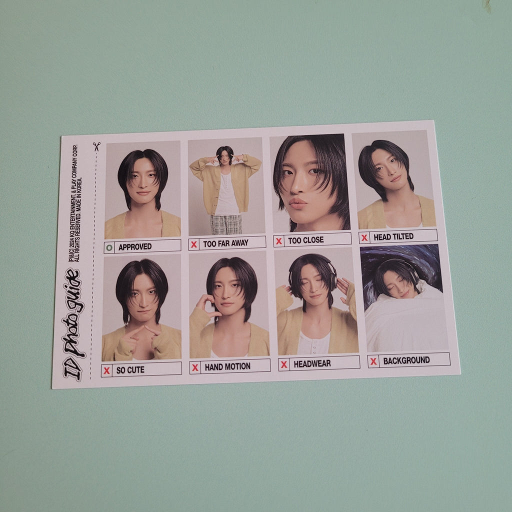 Ateez Season's Greetings 2025 Glossy Postcard - Member Choice - KPop Idol
