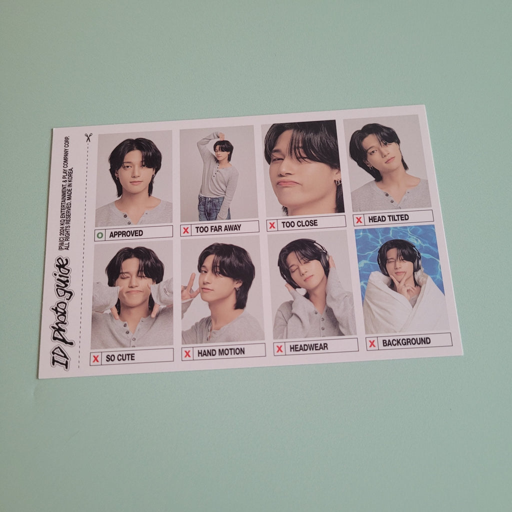 Ateez Season's Greetings 2025 Glossy Postcard - Member Choice - KPop Idol