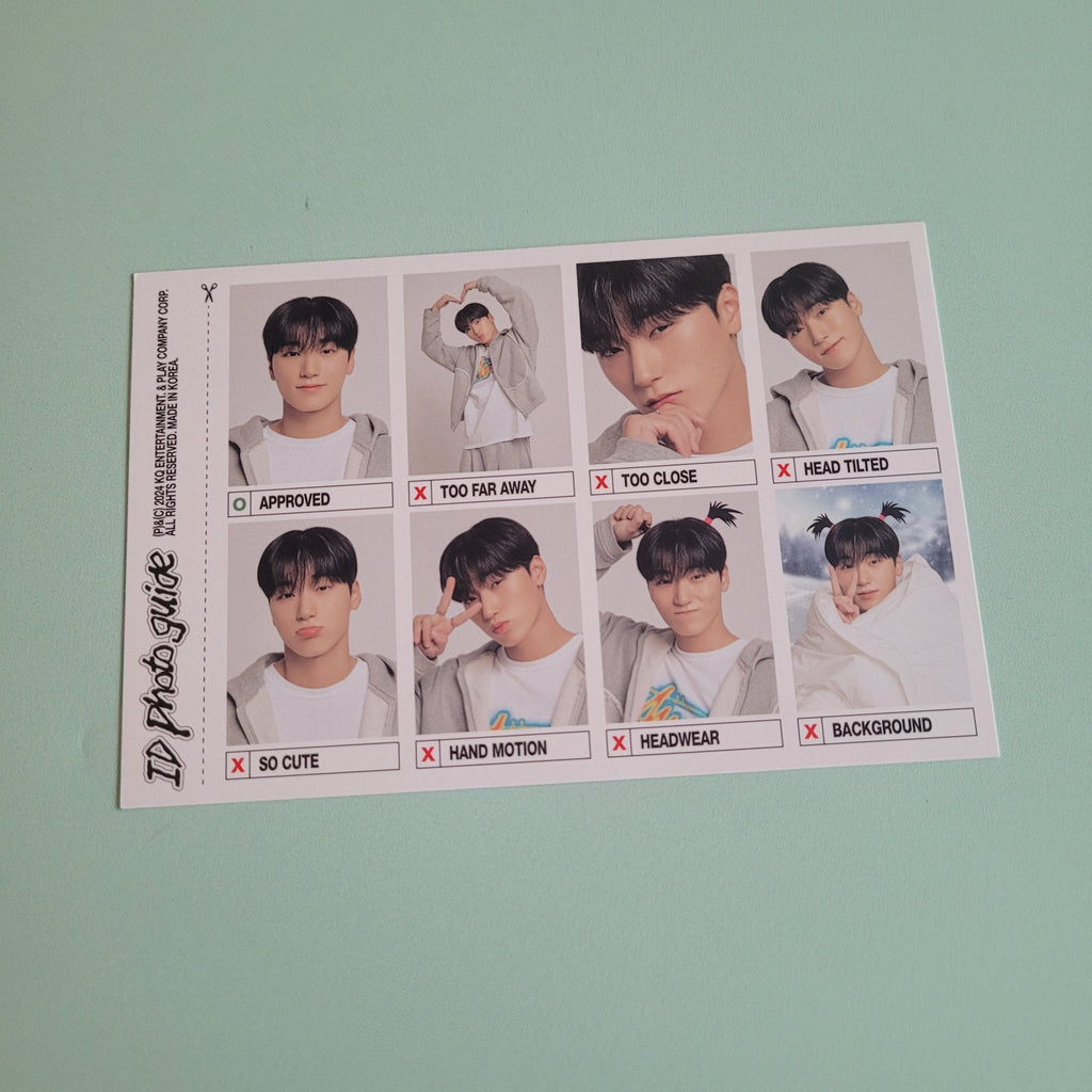 Ateez Season's Greetings 2025 Glossy Postcard - Member Choice - KPop Idol