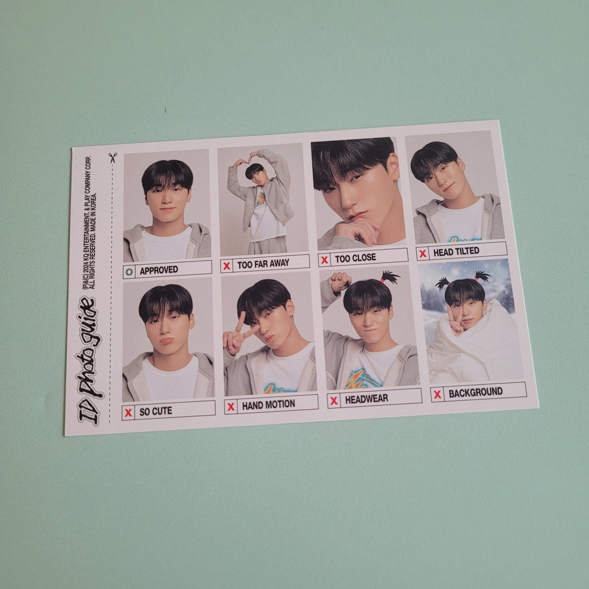 Ateez Season's Greetings 2025 Glossy Postcard - Member Choice - KPop Idol