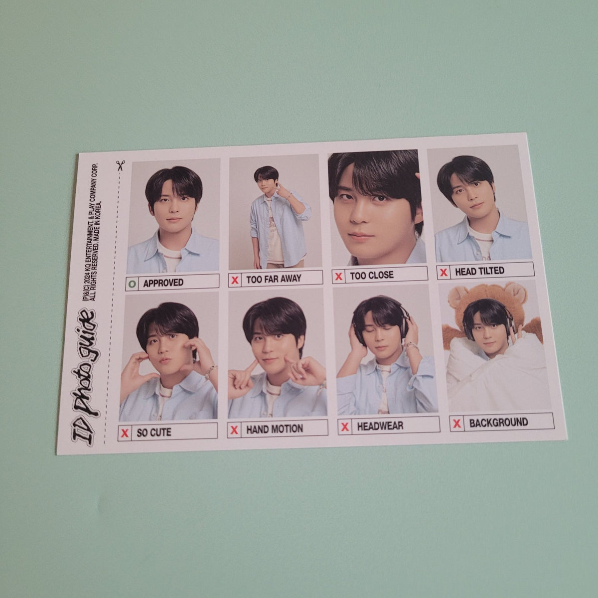 Ateez Season's Greetings 2025 Glossy Postcard - Member Choice - KPop Idol
