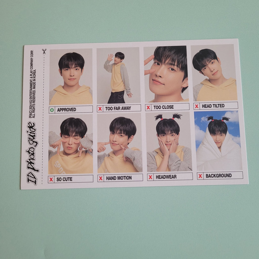 Ateez Season's Greetings 2025 Glossy Postcard - Member Choice - KPop Idol