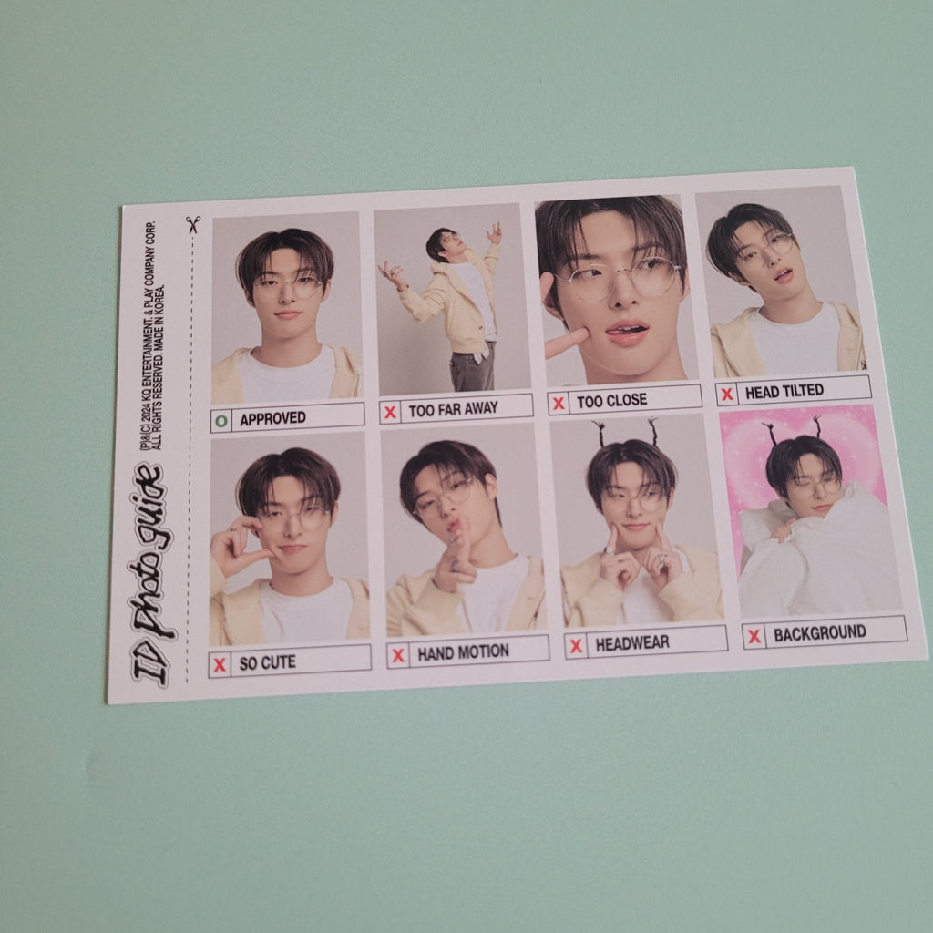 Ateez Season's Greetings 2025 Glossy Postcard - Member Choice - KPop Idol