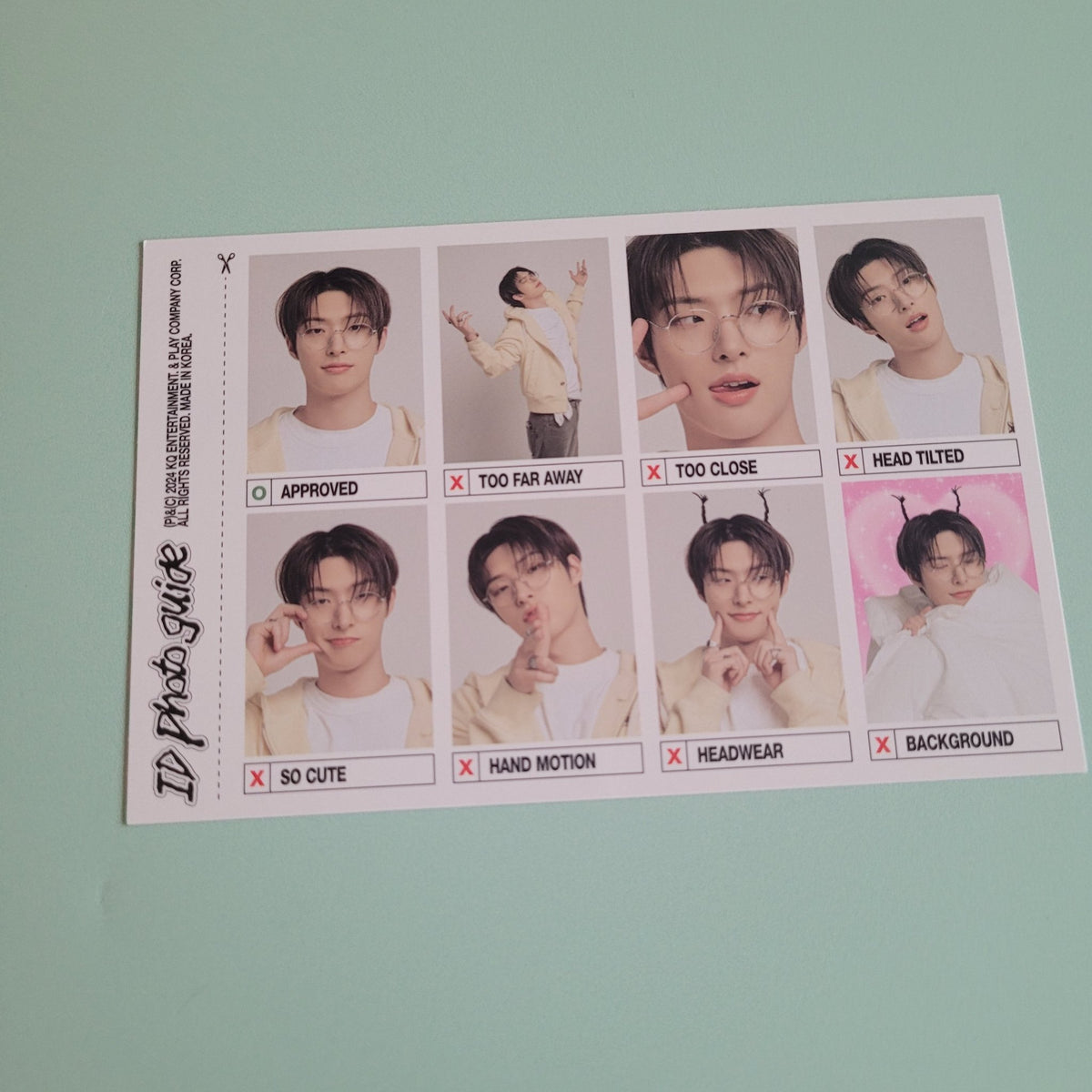 Ateez Season's Greetings 2025 Glossy Postcard - Member Choice - KPop Idol