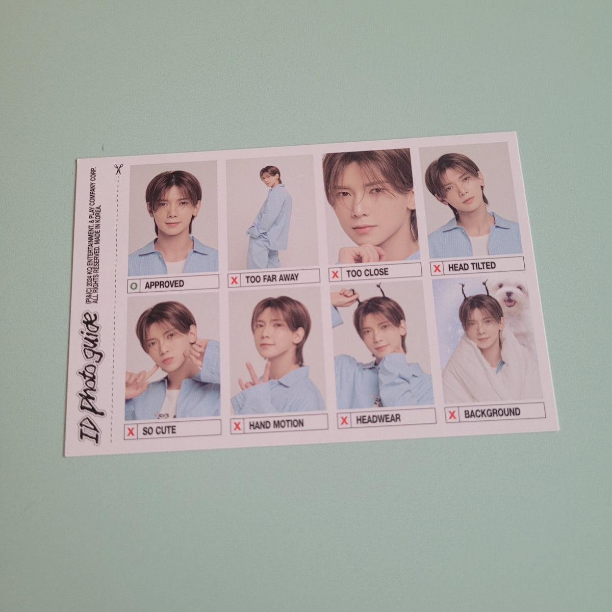 Ateez Season's Greetings 2025 Glossy Postcard - Member Choice - KPop Idol
