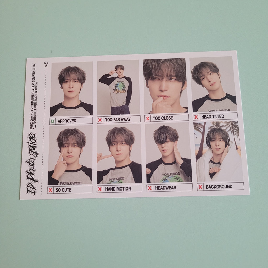 Ateez Season's Greetings 2025 Glossy Postcard - Member Choice - KPop Idol
