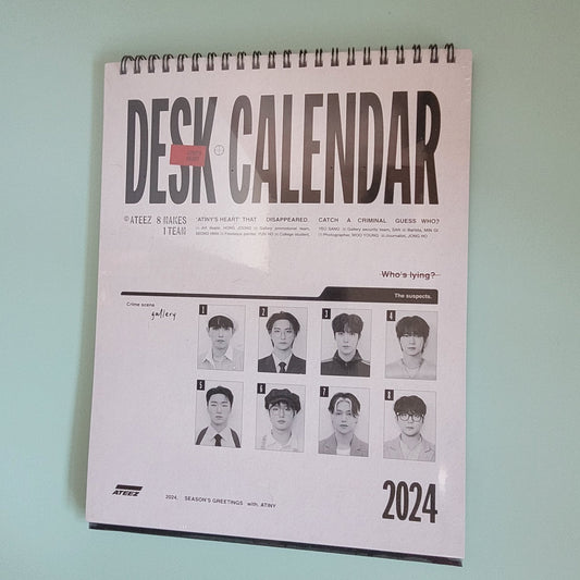 Ateez Seasons Greetings Desk Calendar - KPop Idol