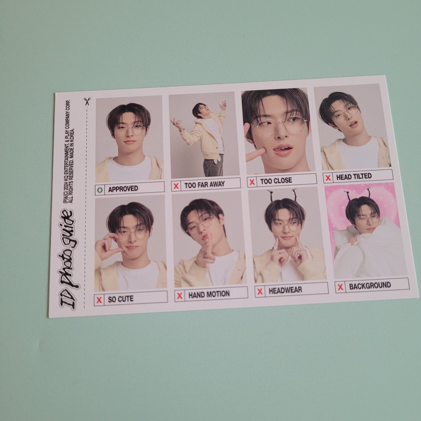 Ateez Season's Greetings 2025 Glossy Postcard - Member Choice