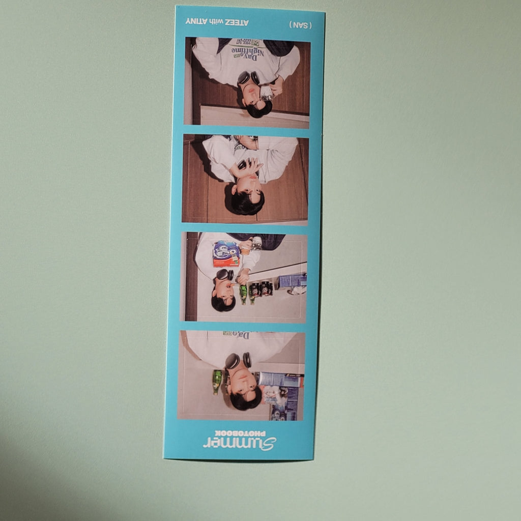 Ateez Summer Photobook 4 Cut Photo Sticker - KPop Idol